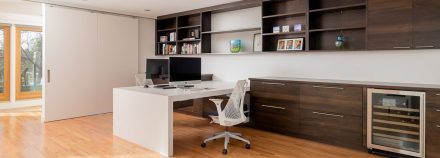 Sleek design of a modern workspace.