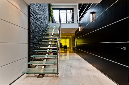 Modern and refined staircase.