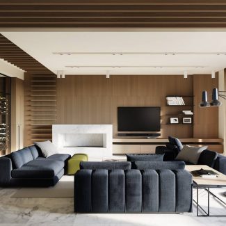 Design of modern and sleek custom furniture.