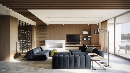 Design of modern and sleek custom furniture.