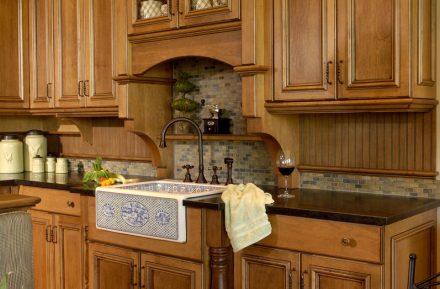 Traditional Kitchen with custom-made furniture.