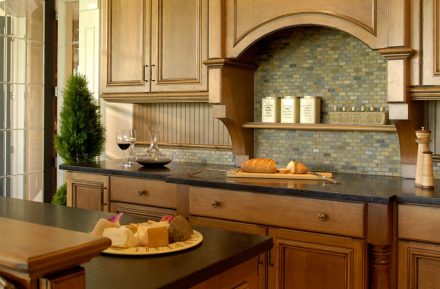 Traditional Kitchen with custom-made furniture.