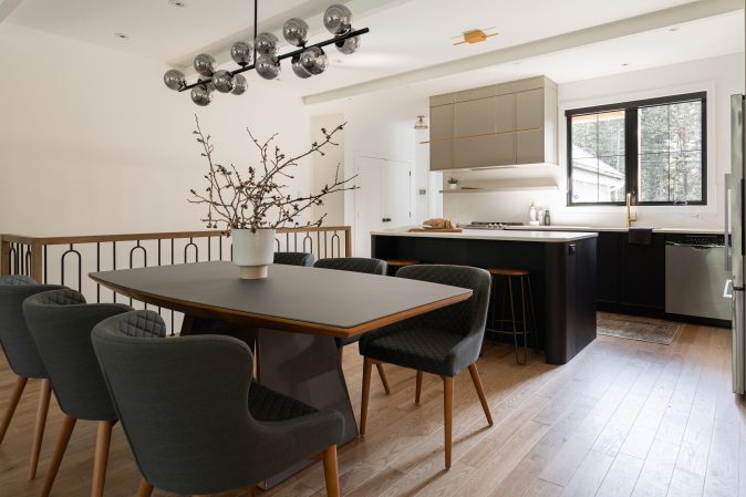 Cuisine noir et blanche Ateliers Jacob