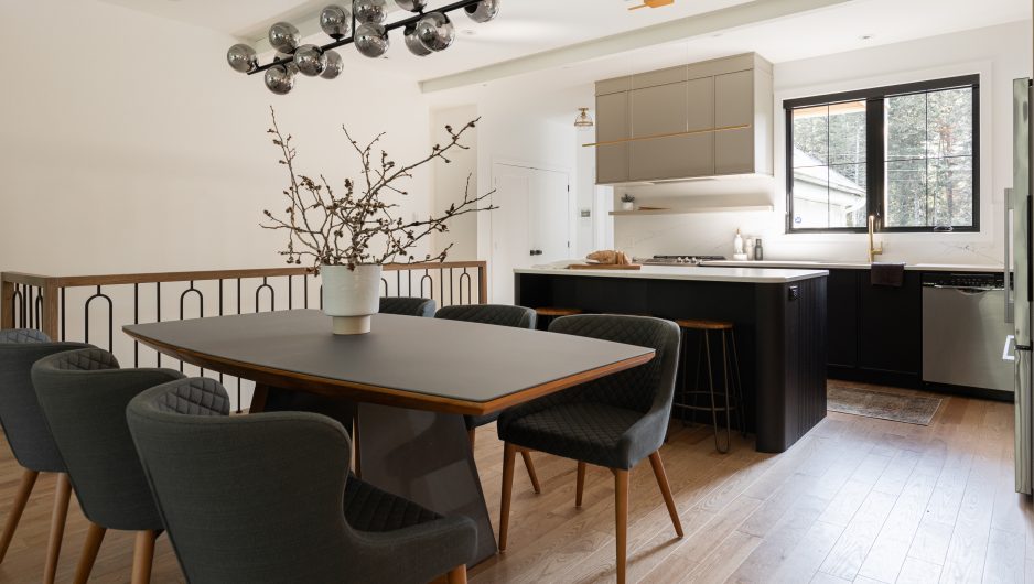 Cuisine noir et blanche Ateliers Jacob