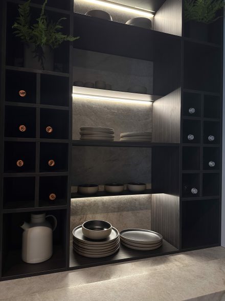 Interior Designs from EuroCucina with shelves